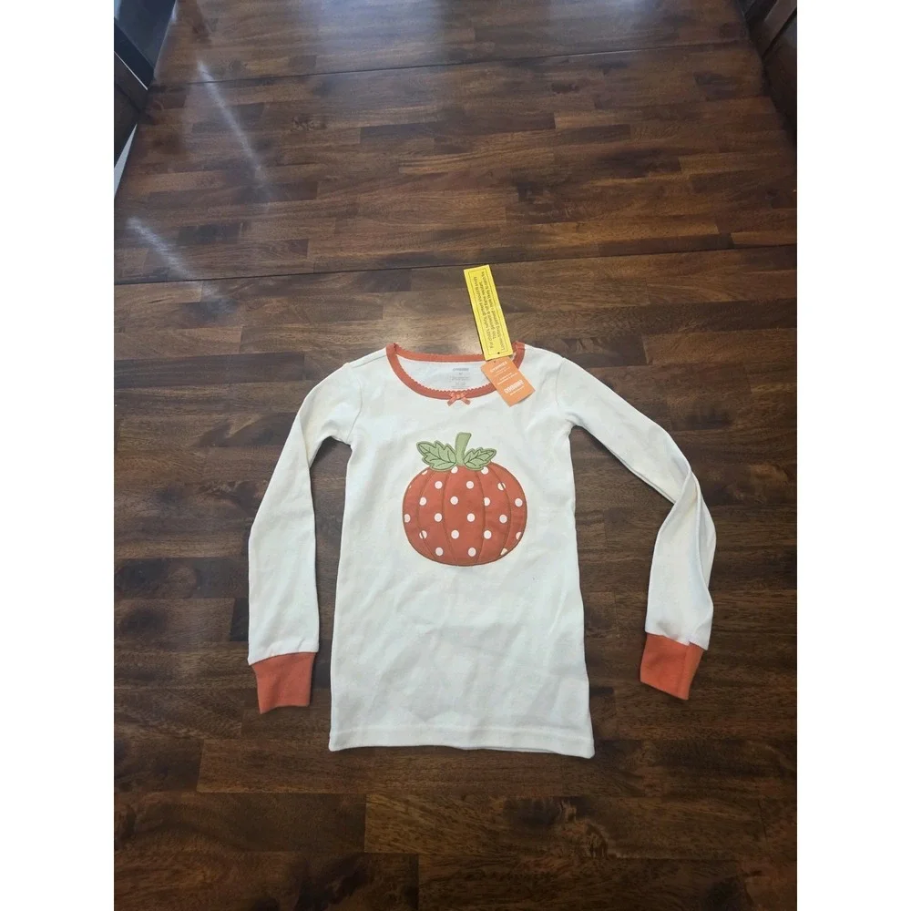 Gymboree 5T Girls Pumpkin Long Sleeve New with Tag Thanksgiving Fall Sku 92